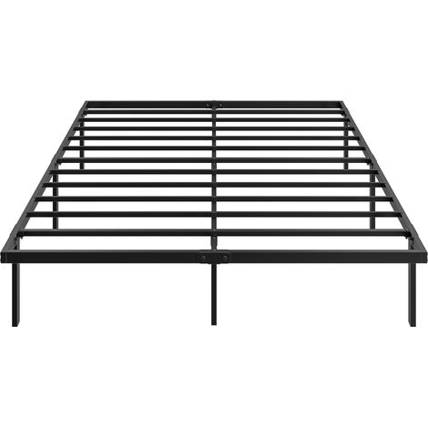 HOMCOM 5ft King Bed Frame with Underbed Storage, No Box Spring Needed (1/5)