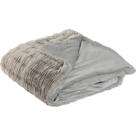 Manta Poliester 220X240X1 650 Gsm Cama Gris Claro (1/4)
