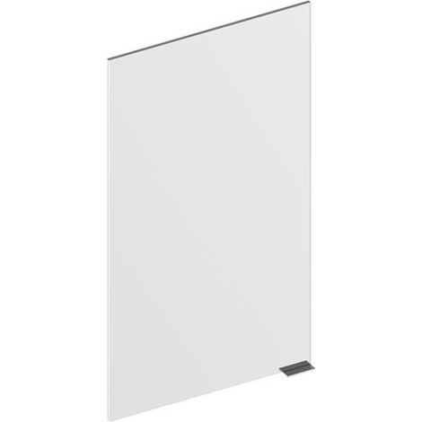 Porte de meuble miroir RM 2.0 m Gris + Logo ET 365,5x656mm gauche/droite