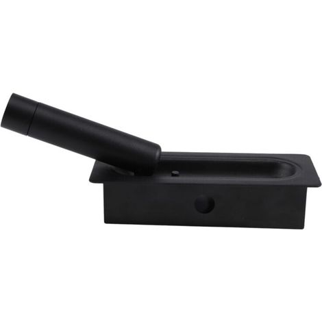 Lampada da comodino a LED per camera da letto, applique da parete, luce di lettura, luce da incasso con interruttore automatico, nera (1/4)