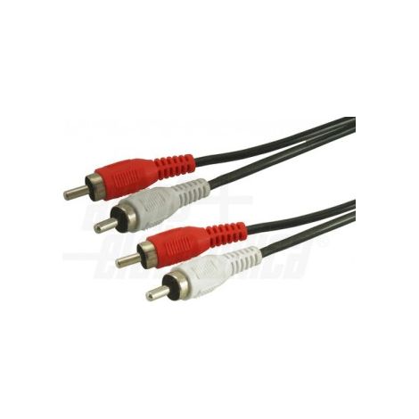 Cavo da 2 spine RCA audio a 2 spine RCA audio 3m