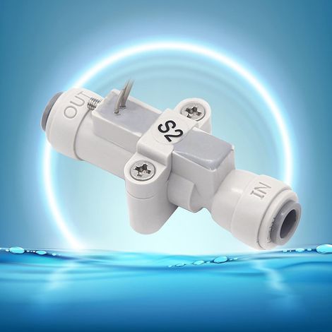 1/4" Water Flow Sensor Food-grade Switch Flowmeter Fluid Meter For Purifier (1/4)