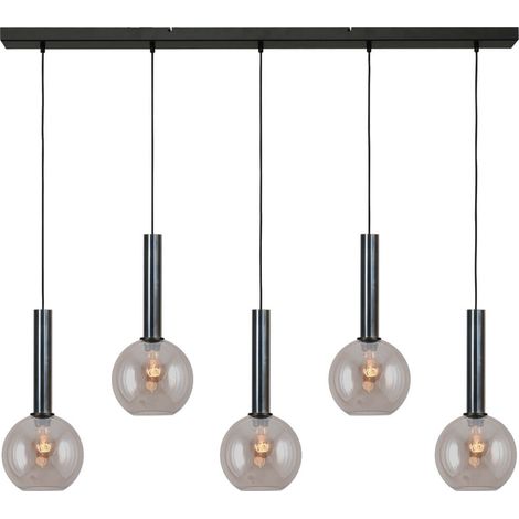 Lampe suspendue Bella 2 Huile tachetée avec verre doré - 2981-66-130-5-02-20 (1/3)