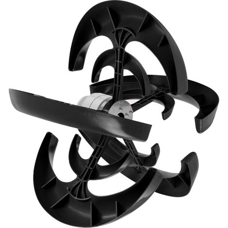 1200-W-Windturbinen-Set mit 5 Flügeln, Stromgenerator für Boote, inklusive schwarzer Laterne (12 V). (1/5)