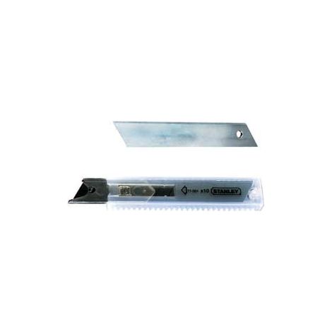 LAME DI RICAMBIO PER CUTTER MM.25- - mm.25x140 in bl.10pz (0-11-325) - 1 blister STANLEY
