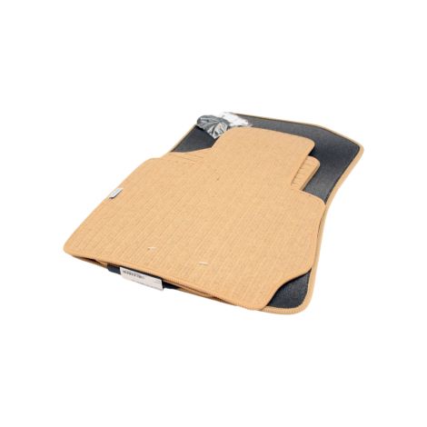 Tapis de sol en moquette pour BMW X3 F25 (2010-2017) / X4 F26 (2014-2018) - beige