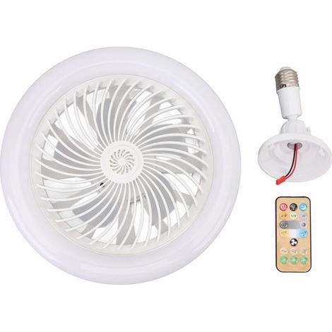 Eosnow LED-Deckenventilator, leiser Betrieb, augenschonender Deckenventilator, 30 W, energiesparend, geschlossen mit Fernbedienung (1/4)