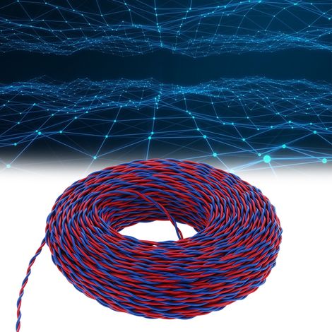 Câble souple multibrins isolé PVC rouge et bleu RVS-21 de 100 m à 56 conducteurs pour 300 V CA (1/5)