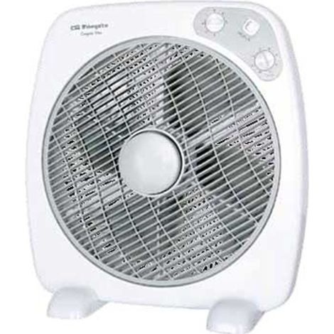 Orbegozo box fan BF 0140, 3 velocidades, difusor rotativo, temporizador, 40 cm diámetro, 60 W