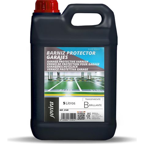 Vernis de protection à base d'eau pour les sols de garage. Protège et décore les sols en béton. 5 Litres (1/5)