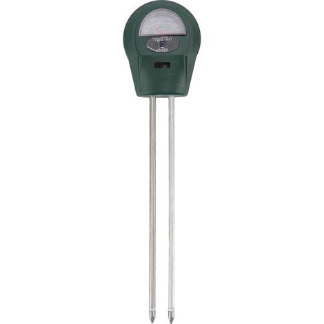 Testeur d'humidité du sol 3 en 1 avec double sonde et mesure de pH pour jardinage (1/5)