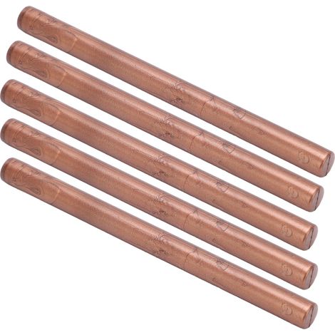 10 Bâtons de Cire à Cacheter Rouge Bronze, Sans Fumée et Flexibles pour Enveloppes, Cartes et Manuscrits - Lot de 10 (1/5)