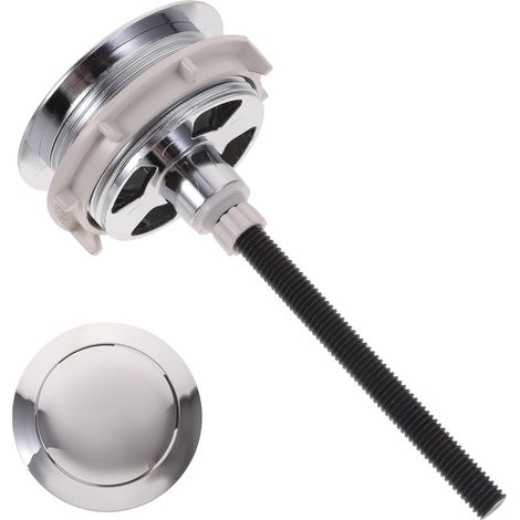 Bouton-poussoir Unique pour Réservoir, Argenté, Abs (1/5)