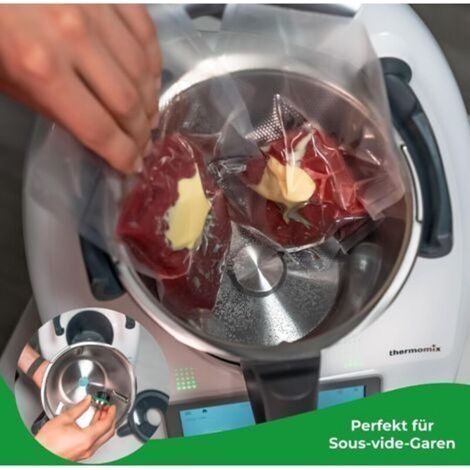 Ersatzmesser für Thermomix TM5 und TM6 – Erhöht das nutzbare Volumen um 20 % – Garen Sie große Portionen ohne zu verstopfen – Innovatives Zubehör