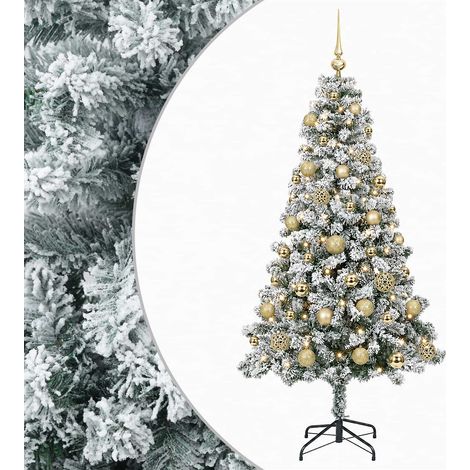 Albero di Natale Artificiale con Palline 120 cm 150 LED vidaXL (1/5)