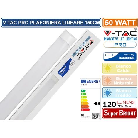 Plafoniera led v-tac 20354 vt-8-50-chip samsung-150cm 50w 4000k