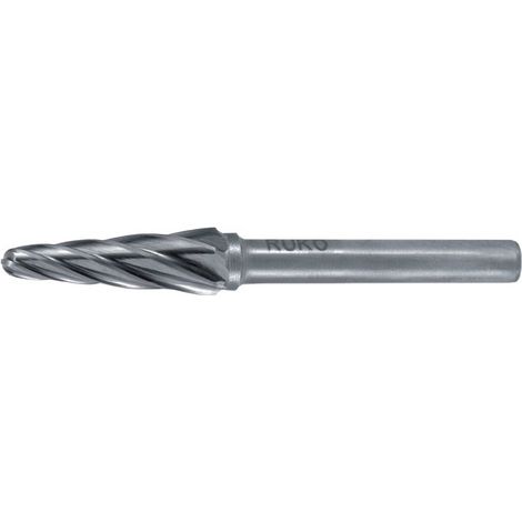 Fresa KEL D.10mm cabeza-L.20mm vástago-D.6mm HM aluminio galvanizado RUKO