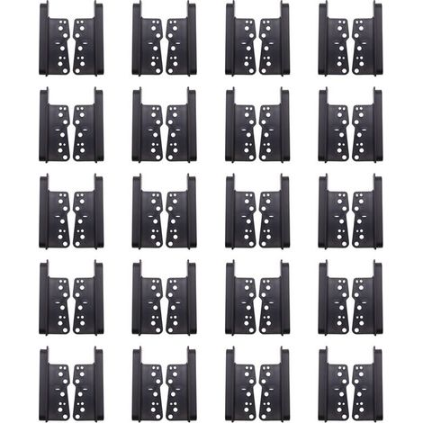 Adecuado para kits de embellecedores laterales para autorradios de doble DIN de 40 pulgadas.