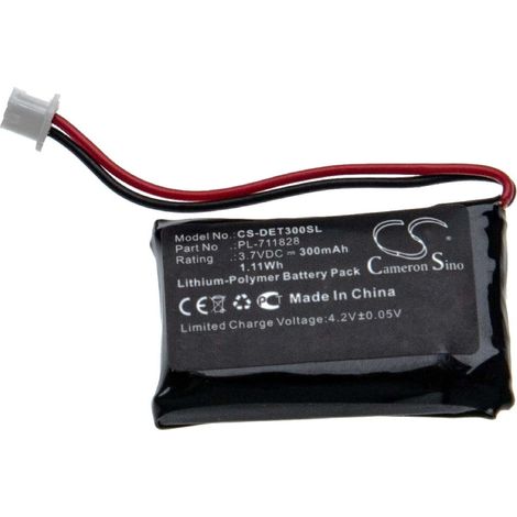 vhbw Akku kompatibel mit Educator PE-902 Receiver, ME-300 Transmitter, PE-900 Receiver Hundehalsband Hunde-Trainer (300 mAh, 3,7 V, Li-Polymer) (1/3)