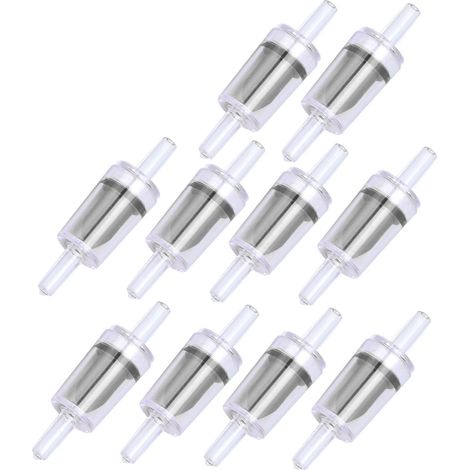 mm schwarzes PP-Rückschlagventil, 10er-Packung für Aquarienluftpumpen, auslaufsicheres Einwegventil für Aquarien (1/5)