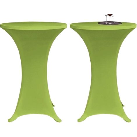 Mantel extensible 2 piezas 80 cm Verde DEC022382