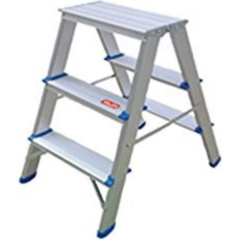 DOUBLE ÉCHELLE EN ALUMINIUM 3 GRAD
