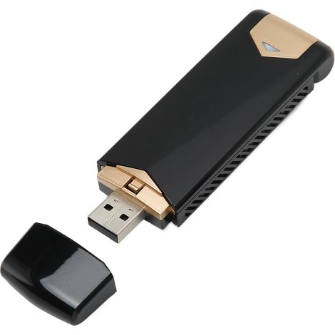 Modem 4G USB WiFi Portable avec Carte SIM, Connexion 10 Appareils, Protection Avancée, Hotspot Mobile pour Extérieur Noir (1/5)