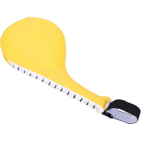 Cible d'entraînement pour la boxe, le taekwondo, le karaté, les coups de pied et les coups de poing, tapis en mousse PU souple pour enfants (jaune) (1/5)
