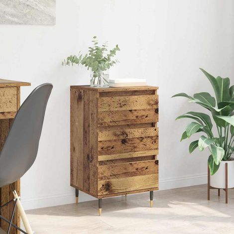 Buffet-Meuble de rangement Bois ancien 35 x 40 x 70 cm Bois d'ingénierie 987545 (1/5)