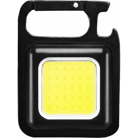 Mini Tragbarer Schlüsselanhänger Licht Multifunktions-COB Camping Laterne Magnetischer Saugnapf Haken Flaschenöffner Schnelles Aufladen (1/4)