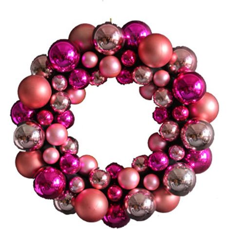 Guirlande Boule De Noël - 35 cm - Décoration Festive Pour Porte Mur Escalier - 1 Pièce (1/4)