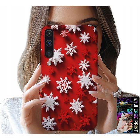 Custodia per Samsung Galaxy A70 - fiocchi di neve, neve, stelle, festività (1/5)