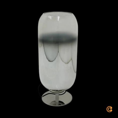 [NEUWERTIG] B-Ware Artemide Gople Tischlampe Silber/Silber Tischlampe Lampe Leuchte 20 W Led 230 V