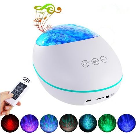 Sternenhimmel-Projektor, LED-Sternenprojektorlampe mit 8 Modi, Planetariumsbeleuchtung, Projektor mit einstellbarer Helligkeit, Bluetooth-Lautsprecher, Fernbedienung, Timer für Babys, Kinder und Erwac (1/4)