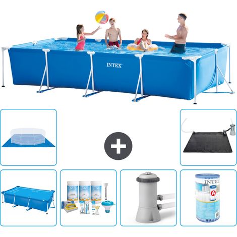 Intex Piscine Tubulaire Rectangulaire - 450x220x84 cm - 7-pièces  S30315 (1/5)