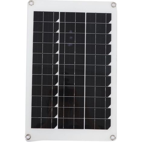 Eosnow Solar-Brunnenpumpen-Set, 20 W, Panel-betrieben, Wasser-Tauchpumpe, geräuscharm, 12 V, für Vogelbad, Fischteich, Garten, Hydrokultur