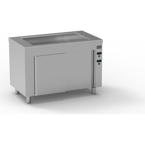 Meuble Bain-Marie à Eau Inox Réserve Chaude Gamme 700 - Eratos (1/2)