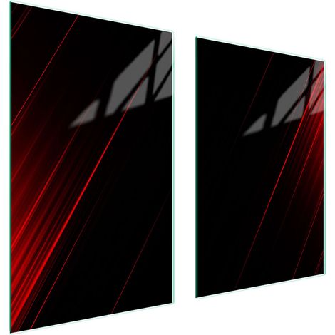 PLACA PROTECTORA DE VIDRIO PARA COCINA 65x52 NEGRO (1/5)