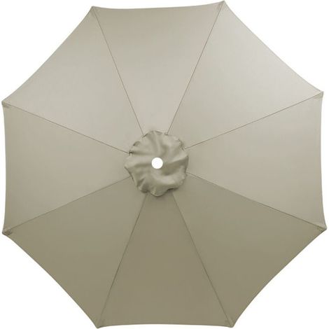 Ersatzdach für 8-Streben-Sonnenschirm – Bananen-Sonnenschirmbezug, UV-beständig und wasserdicht, Garten-Sonnenschirm, hochwertiges Canvas-Ersatzdach (Taupe, 200 cm) (1/3)
