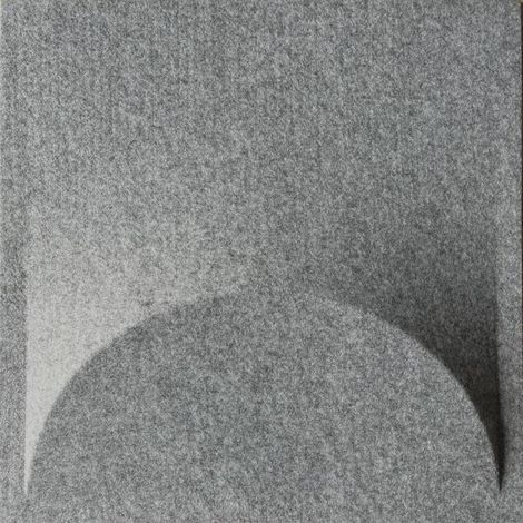 Panneau feutrine - Lune gris - 40x40x4,1 cm - 0,16m² (1/2)