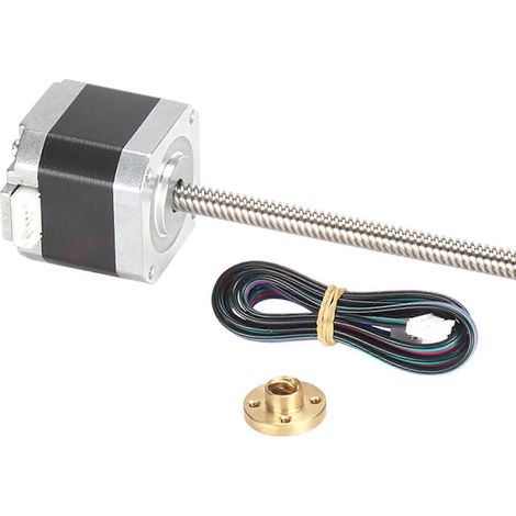 Moteur pas à pas Nema17 biphasé à 4 fils pour imprimante 3D CNC axe Z - B (sans câble) (1/5)