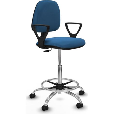 Sedia da Ufficio Piqueras y Crespo BFN05RF Azzurro Chiaro Alta (1/5)
