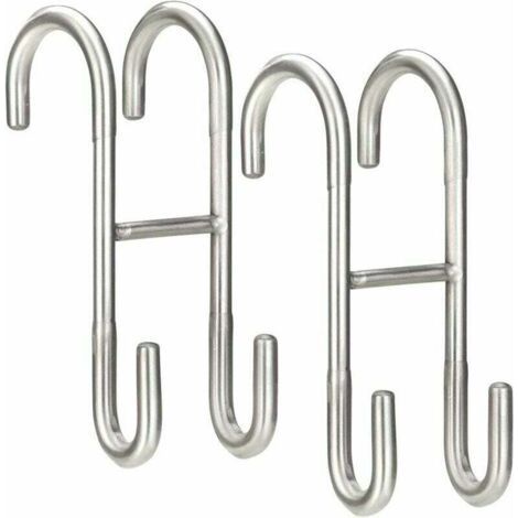 Lot de 2 léger crochet mural cabine de douche , crochets de porte de douche pour salle de bains en verre (1/5)