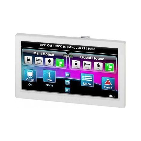 Paradox TM-70 Tastiera bianca con schermo touch da 7 pollici