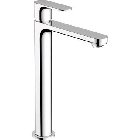 Hansgrohe Rebris S - Grifo para cuenca de lavabo, con desagüe, CoolStart, EcoSmart, cromo 72590000 (1/2)