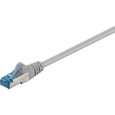 WentronicWentronic goobay - Patch-Kabel - RJ-45 (M) bis RJ-45 (M) - 20,0m - SFTP, PiMF - CAT 6a - halogenfrei, geformt - Grau (94139)