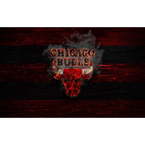 Papier peint panoramique Basket / Basket-ball - Chicago Bulls - 390 cm x 244 cm (1/2)
