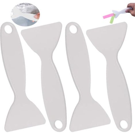 Set di 4 raschietti per sbrinamento per frigoriferi, raschietto manuale per ghiaccio per frigoriferi, raschietto multifunzionale per sbrinamento, raschietto multifunzionale in plastica S (1/5)