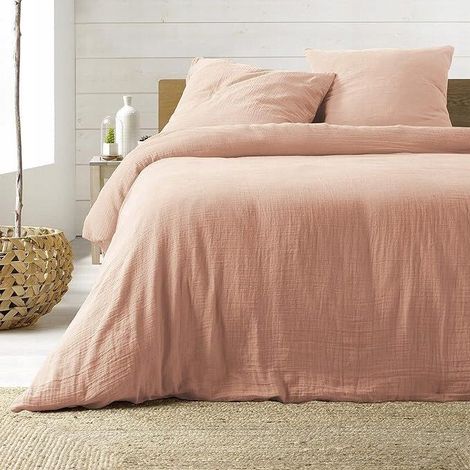 douceur-dinterieur ANGELIA juego de ropa de cama rosa claro 240x220 cm
