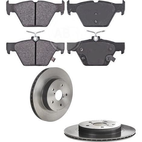 KIT FRENI POSTERIORI compatibile con SUBARU OUTBACK (BS) - DISCHI + PASTIGLIE OEM: P 78 026 / 18597 /SOSTITUZIONE DIRETTA/BASSA POLVERE/SILENZIOSO (1/5)